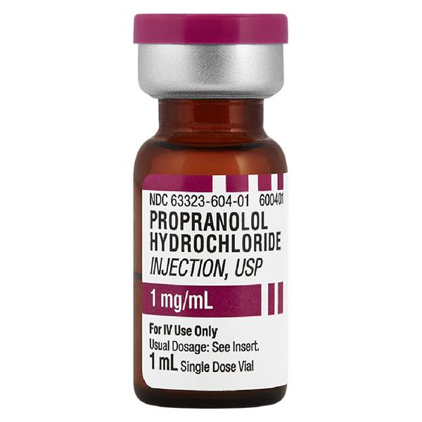 Propranolol HCl Injection 1mg/mL SDV 1mL 10/Bx