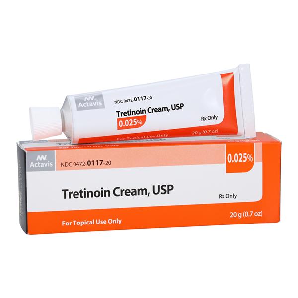 Tretinoin Topical Cream 0.025% Tube 20gm Each