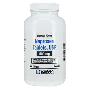 Naproxen Tablets 500mg Bottle 500/Bottle Each