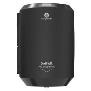 SofPull Paper Towel Towel Dispenser Black Plastic Ea