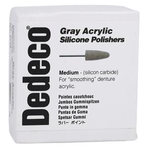 Silicone Jumbos Acrylic Polishers Gray 5/Bx