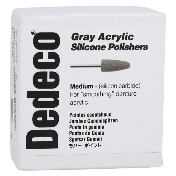 Silicone Jumbos Acrylic Polishers Gray 5/Bx