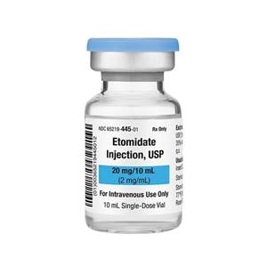 Etomidate Injection 2mg/mL SDV 10mL 10/Bx