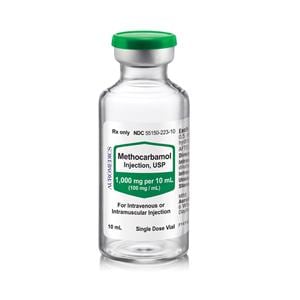 Methocarbamol Injection 100mg/mL SDV 10mL 25/Bx