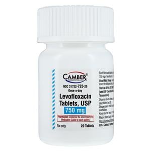 Levofloxacin Tablets 750mg Bottle 20/Bt