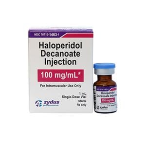 Haloperidol Decanoate Injection 100mg/mL SDV 1mL 1mL/Vl