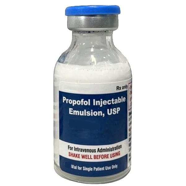 Propofol Injection 10mg/mL SDV 50mL 20/Bx