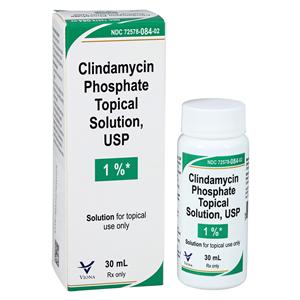 Clindamycin Phosphate Topical Solution 1% Bottle 30mL/Bt