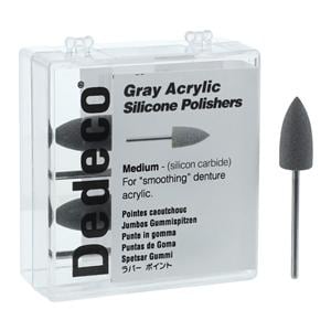 Silicone Jumbos Acrylic Polishers Gray 5/Bx