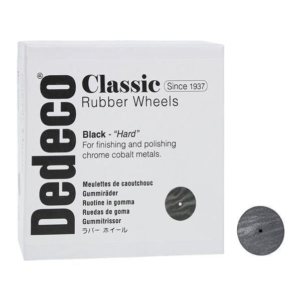 Rubber Wheels Classic Black 100/Bx