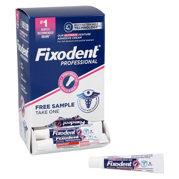 Fixodent Professional Denture Adhesive Cream Gravity Box 50/Ca