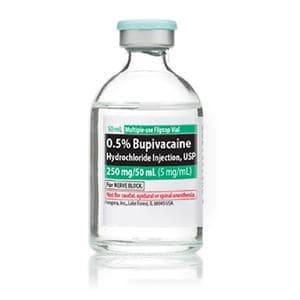 Bupivacaine HCl Injection 0.5% MDV 50mL 25/Package