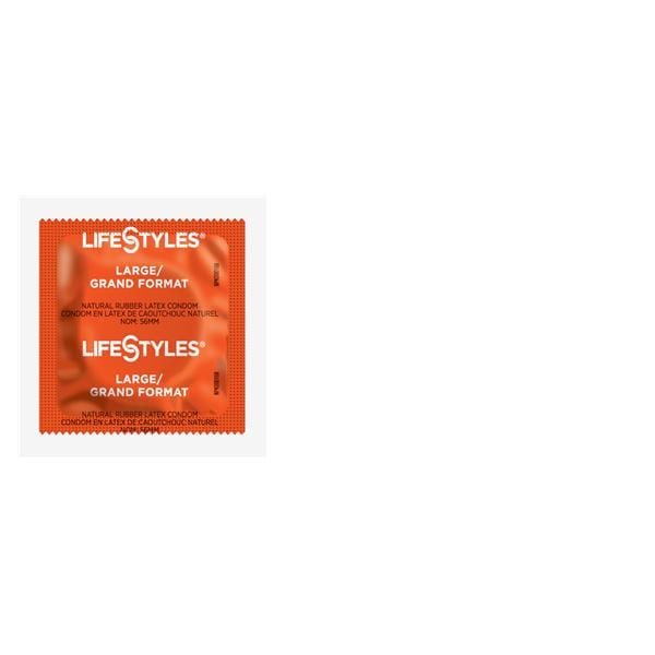 Lifestyles Condom Latex Large 1008/Ca