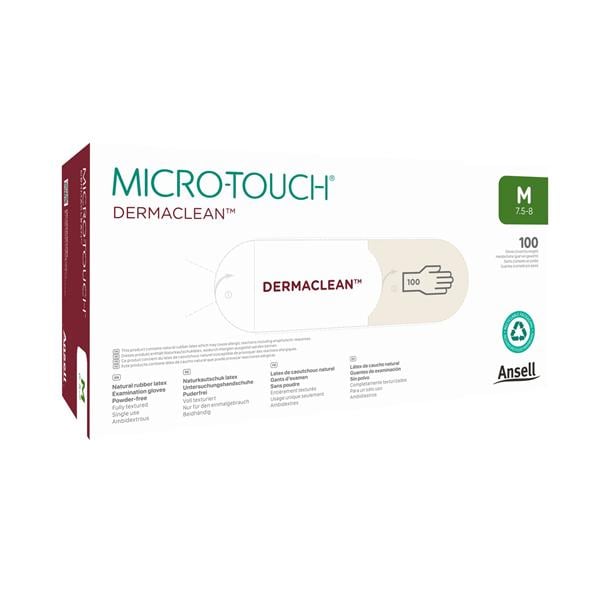Micro-Touch DermaClean Exam Gloves Small Cream Non-Sterile