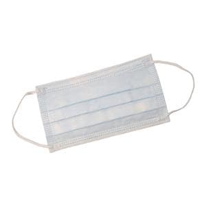 Face Mask Face Mask ASTM Level 2 Blue Adult 50/Bx, 10 BX/CA