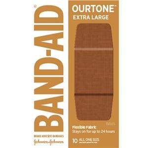 Band-Aid Ourtone Adhesive Bandage Fabric XL BR45 Sterile 10/Bx, 24 BX/CA