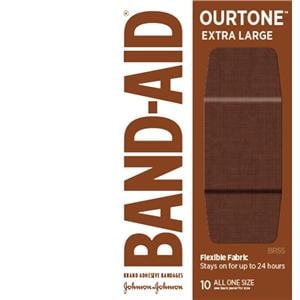 Band-Aid Ourtone Adhesive Bandage Fabric XL BR55 Sterile 10/Bx, 24 BX/CA