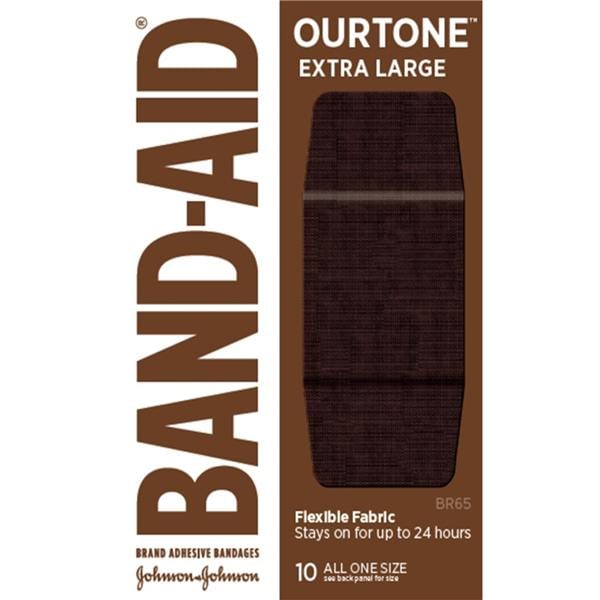 Band-Aid Ourtone Adhesive Bandage Fabric XL BR65 Sterile 10/Bx, 24 BX/CA