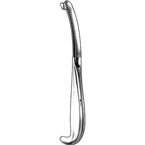 Bauer Sigmoid Notch Retractor 9-3/4" Stainless Steel Non-Sterile Reusable Ea