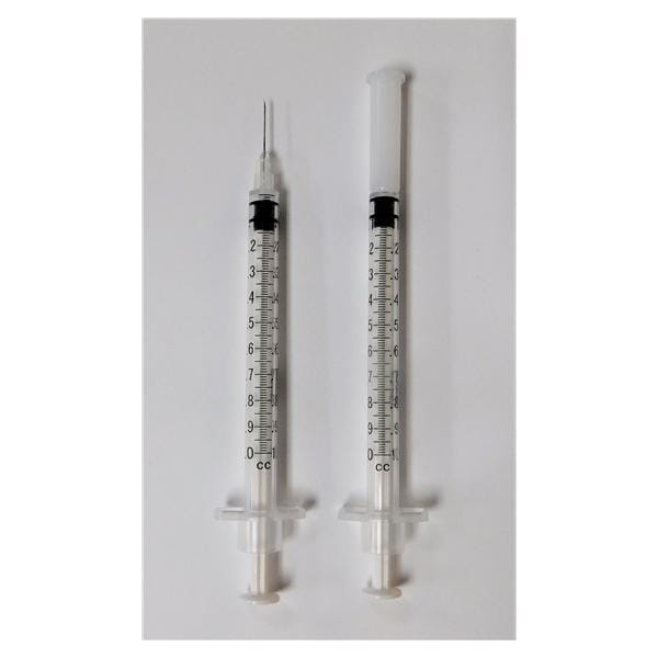 Allergy Needle/Syringe 27gx1/2" 1mL Prm Atch Ndl Sfty Cp RDS 1000/Ca