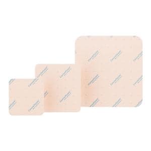 Foam Wound Dressing 6x6" Sterile Square Non-Adhesive Tan Absorbent LF