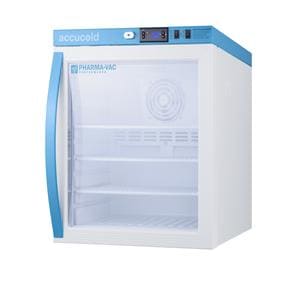 Accucold Performance Series Vaccine Refrigerator 1.0 Cu Ft Glass Door 2 to 8C Ea