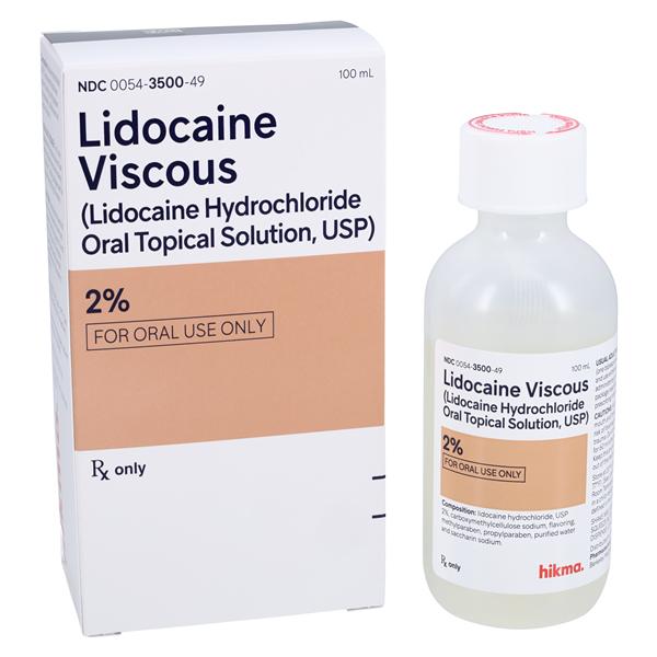 Lidocaine Viscous Oral Solution 2% Bottle 100mL 100mL/Bt