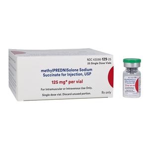 Methylprednisolone Sodium Succinate Injection 125mg SDV 2mL 25/Package