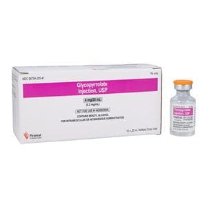 Glycopyrrolate Injection 0.2mg/mL MDV 20mL 10/Package