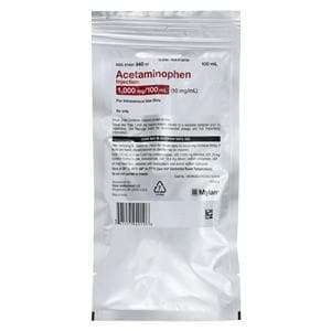 Acetaminophen Injection 10mg/mL Bag 100mL 24/Package