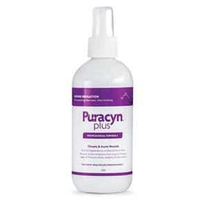 Puracyn Plus Wound Cleanser Hypochlorous Acid 250ml Non-Sterile 8.5oz LF