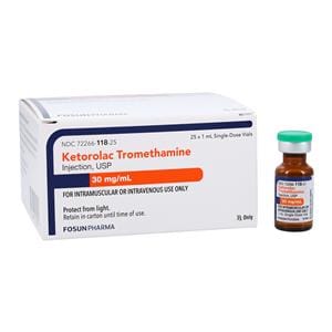 Ketorolac Injection 30mg/mL SDV 1mL 25/Package