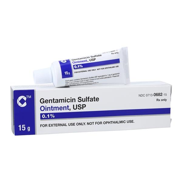 Gentamicin Sulfate Topical Ointment 0.1% Tube 15gm Each