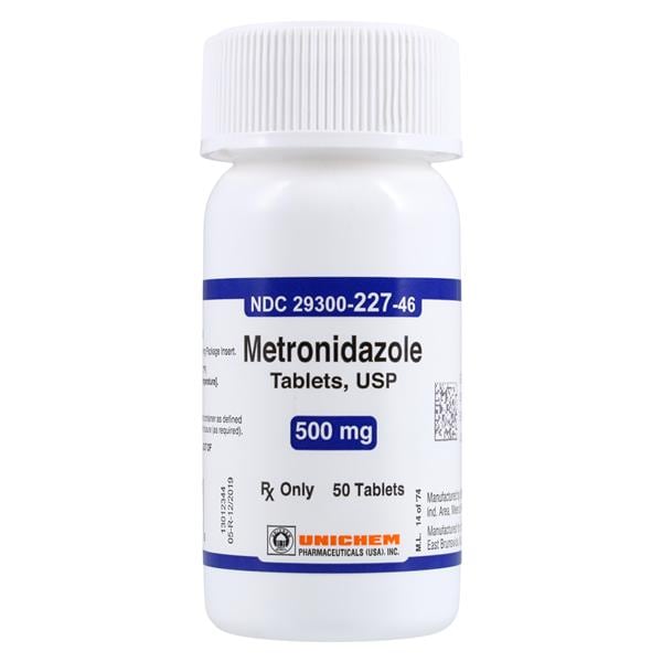 Metronidazole Tablets 500mg Bottle 50/Bt