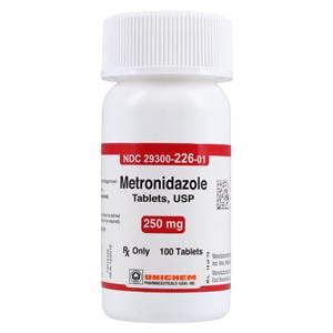 Metronidazole Tablets 250mg Bottle 100/Bt