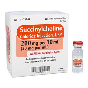 Succinylcholine Chloride Injection 20mg/mL MDV 10mL