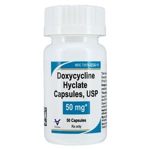 Doxycycline Hyclate Capsules 50mg Bottle 50/Bottle Each