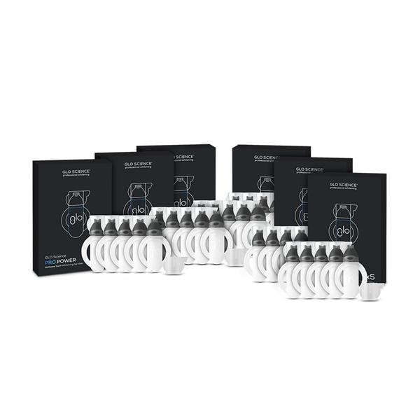 GLO Pro Power+ At Home Tooth Whitening Refill Kit 10% H2O2 Mint 6/Ca