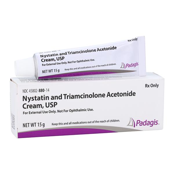 Nystatin/Triamcinolone Topical Cream 100MU/GM/0.1% Tube 15gm 15gm/Tb