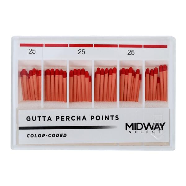 Gutta Percha Points Size #25 60/Pk
