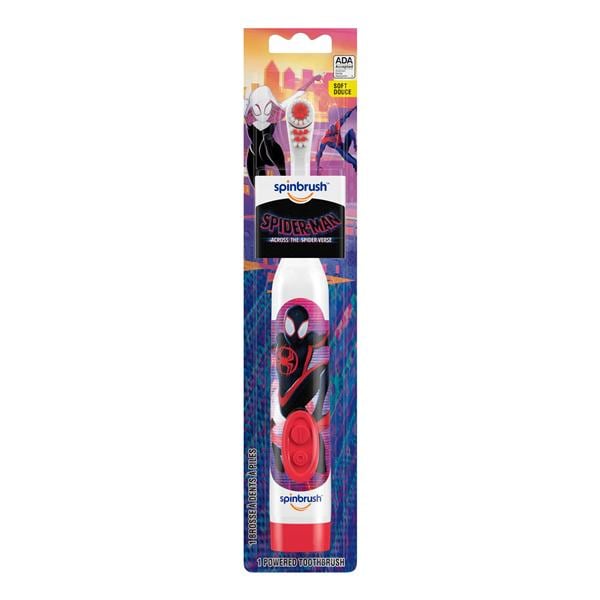 Arm & Hammer Spinbrush Battery Power Toothbrush Spider-Man Ea, 24 EA/CA