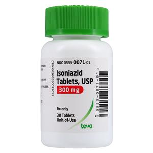 Isoniazid Tablets 300mg Bottle 30/Bt