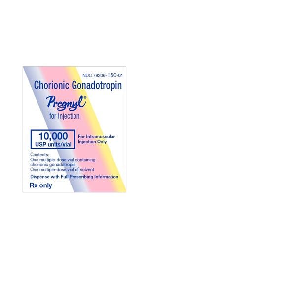 Pregnyl Injection 10,000U/Vl 10mL Powder MDV Ea