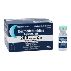 Dexmedetomidine HCl Injection 100mcg/mL SDV 2mL 25/Package