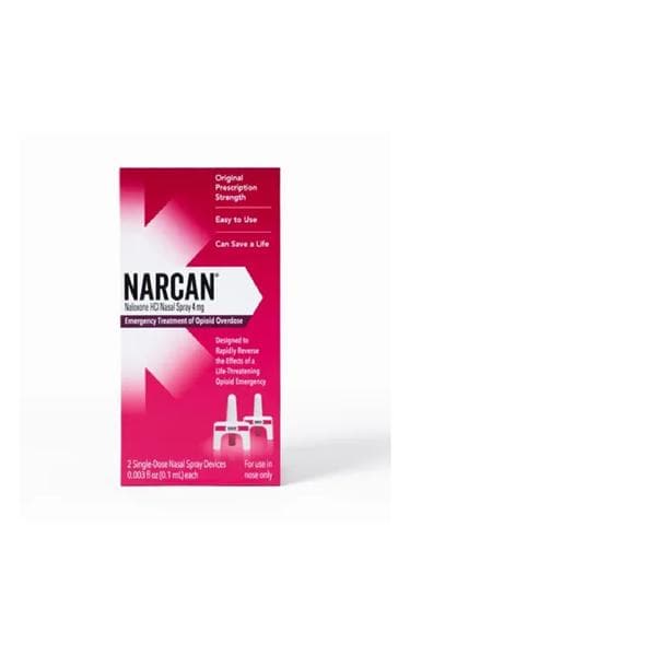 Narcan Nasal Spray 4mg Single Dose 2/Pk