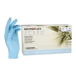 XCEED Nitrile Exam Gloves X-Small Standard Blue Non-Sterile