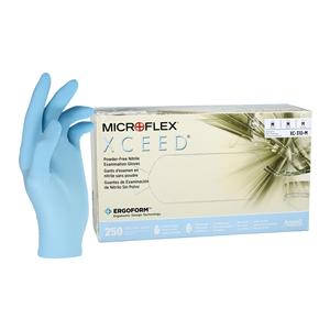 XCEED Nitrile Exam Gloves Medium Standard Blue Non-Sterile