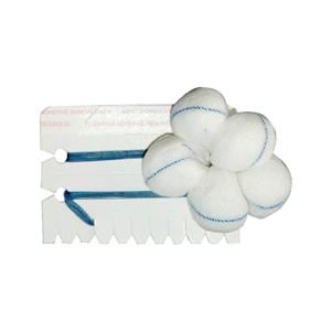 Cotton Gauze Tonsil Sponge 7/8" Sterile Medium X-Ray Detectable