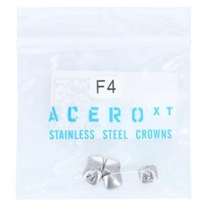 ACERO Stainless Steel Crowns 4 Primary Upper Left Central 5/Pk 5/Pk