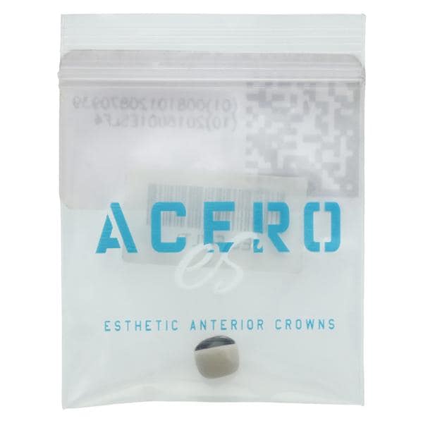 ACERO Stainless Steel Crowns Size 4 Primary Upper Left Central 1/Bag Ea